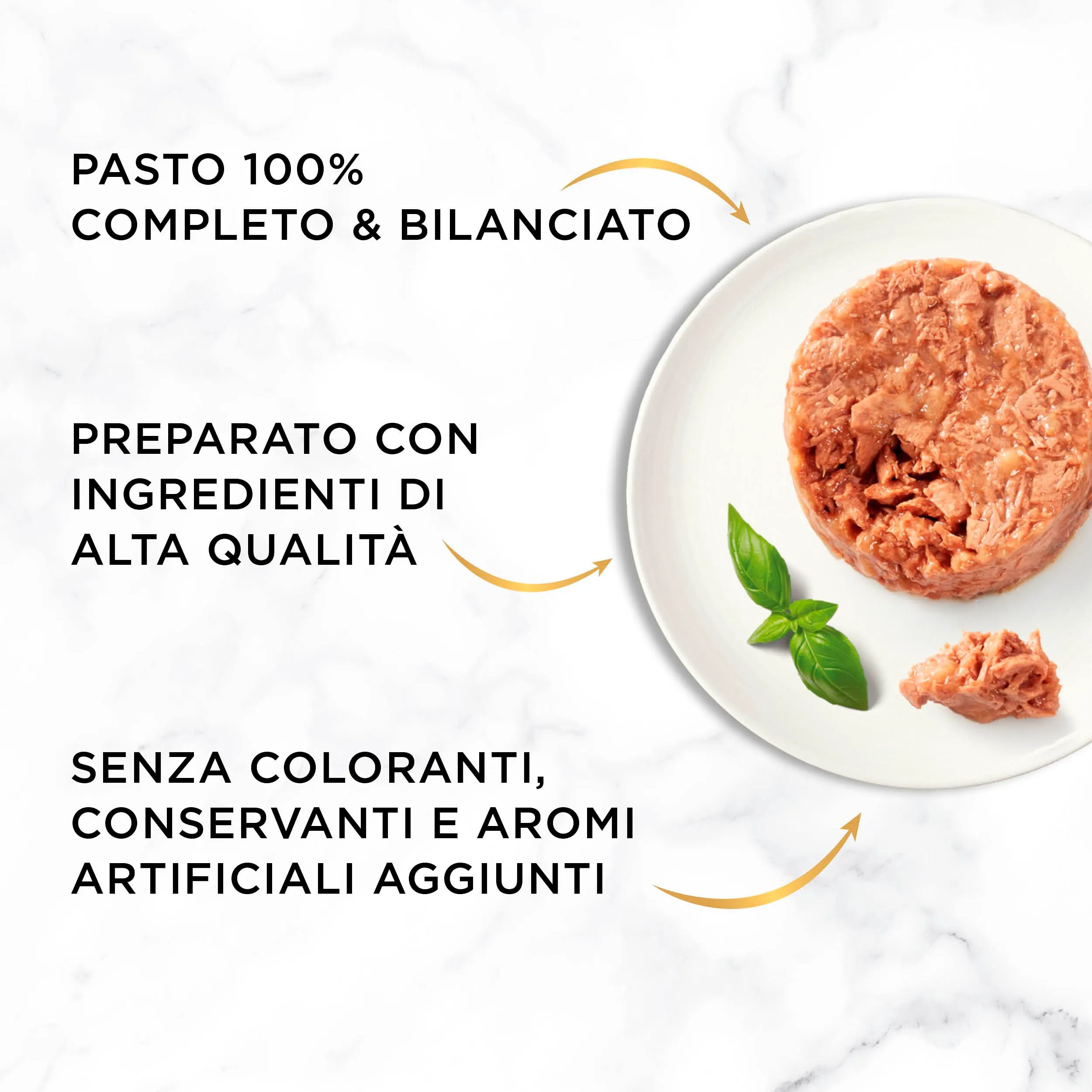 GOURMET Gold Cibo Umido per Gatti Adulti Tortini, 24 Lattine da 85g - immagine 3