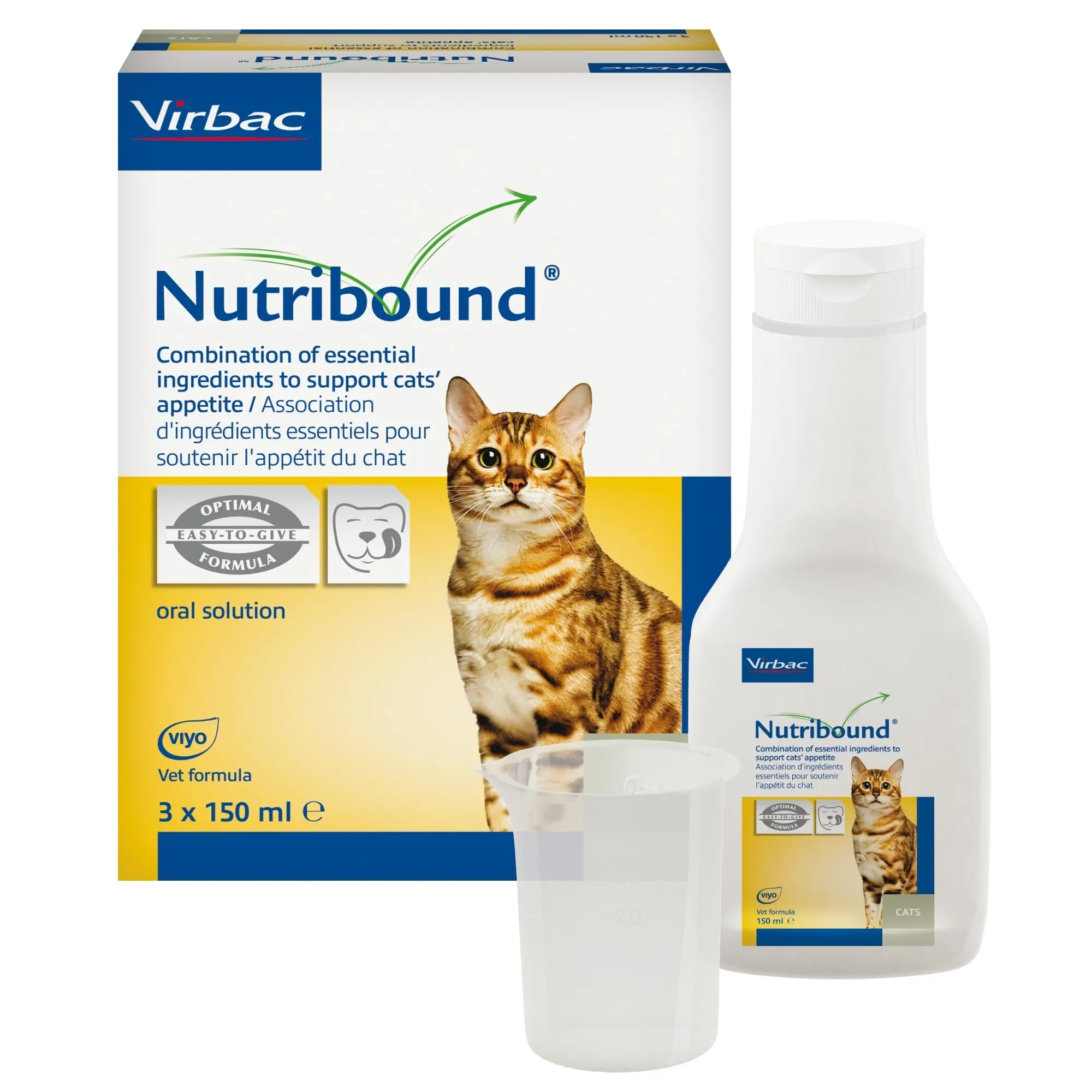 Virbac Nutribound mangime complementare liquido per gatti 150 ml - immagine 1