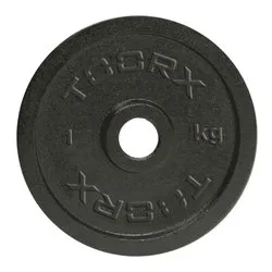 Disco ghisa olimpionico foro 25 mm (1Kg) Nero DGN 1 - immagine 1