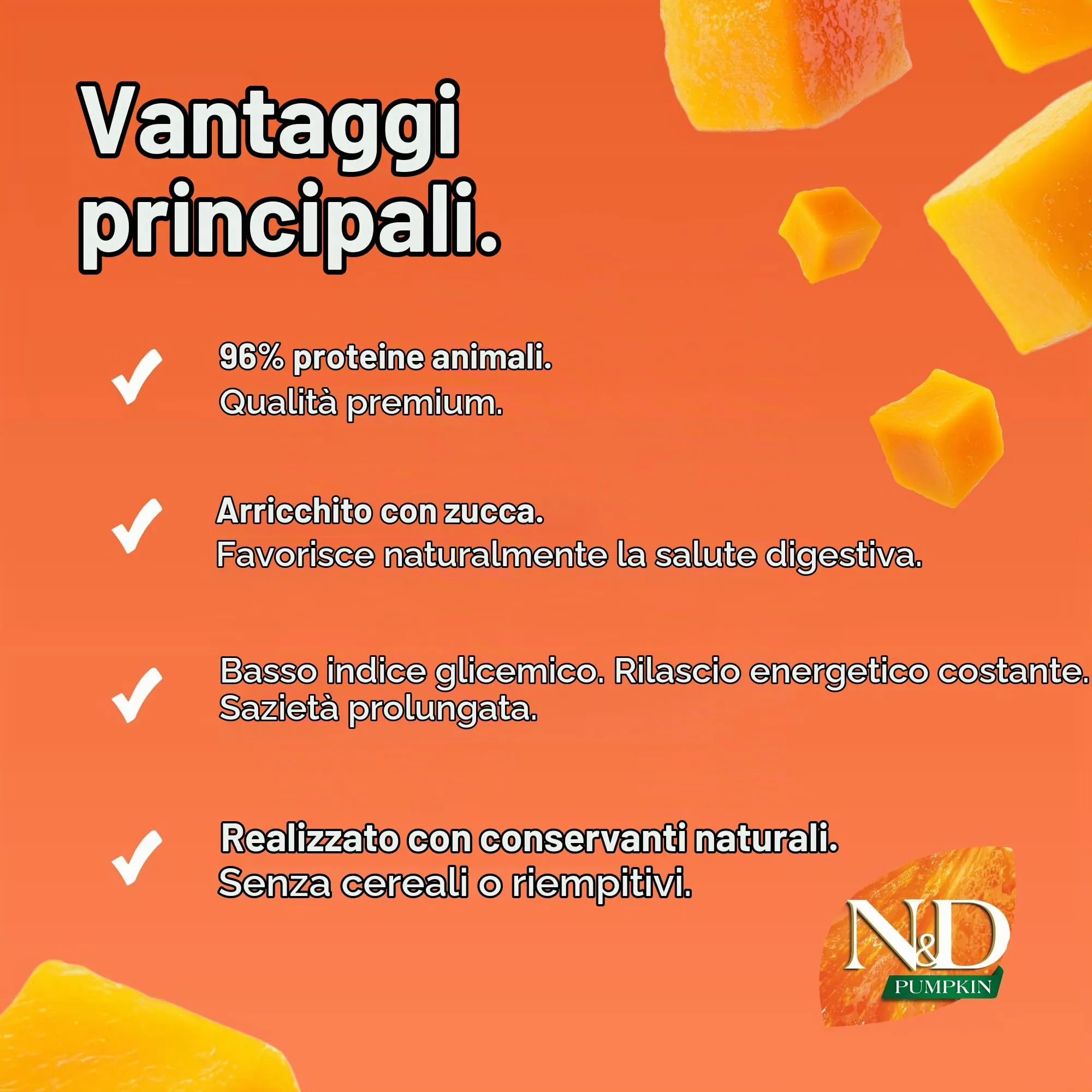 Farmina N&D Pumpkin Neutered Quaglia, Zucca E Melograno, 5 kg - immagine 5