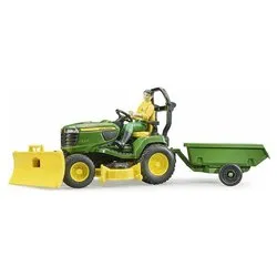 Trattore Tosaerba con Rimorchio JOHN DEERE 62104 - immagine 1