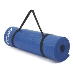 Materassino fitness con maniglia trasporto (172x61x1,5cm) Blu MAT 172 - immagine 1