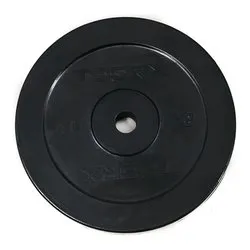 Disco ghisa gommato foro 25 mm (10Kg) Nero DGG 10 - immagine 1