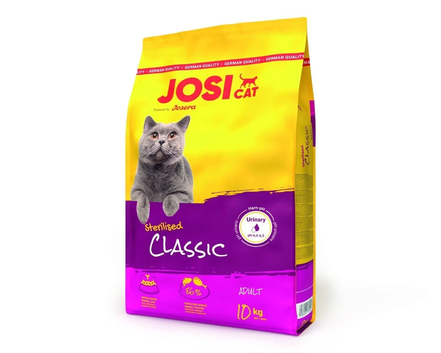 JosiCat Sterilised Classic (1 x 10 kg). cibo secco premium per gatti adulti e gatti. alimentato da JOSERA. confezione da 1 pezzo - immagine 2