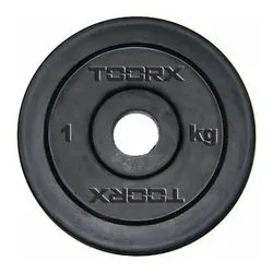 Disco ghisa gommato foro 25 mm (2Kg) Nero DGG 2 - immagine 1