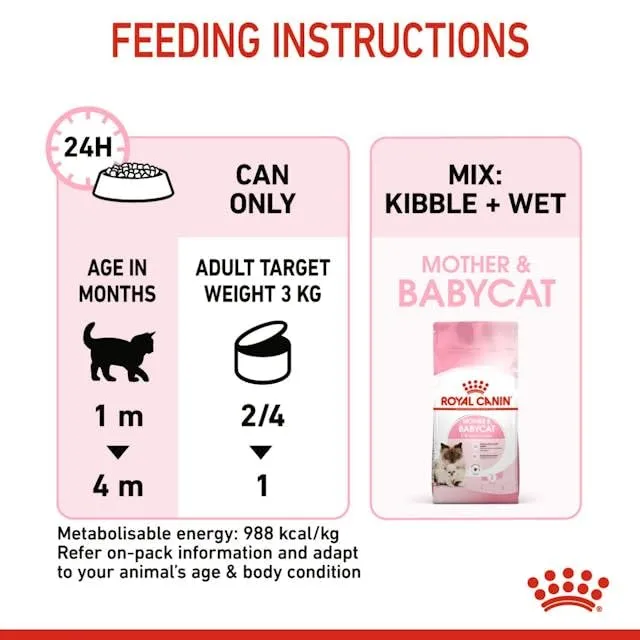 Royal Canin Mother & Babycat Mousse | 12 x 195 g | Alimento completo per gatti | Specifico per gatte madri e i loro cuccioli | Per sostenere le difese dell'organismo - immagine 5