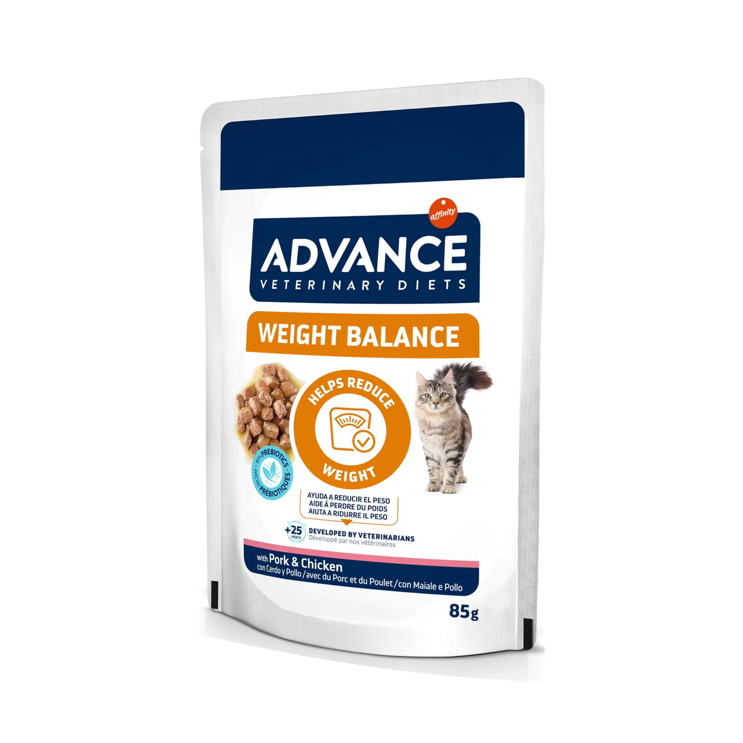Advance Veterinary Diets Weight Balance - Cibo Umido per Gatti - 12 bustine da 85g - immagine 3