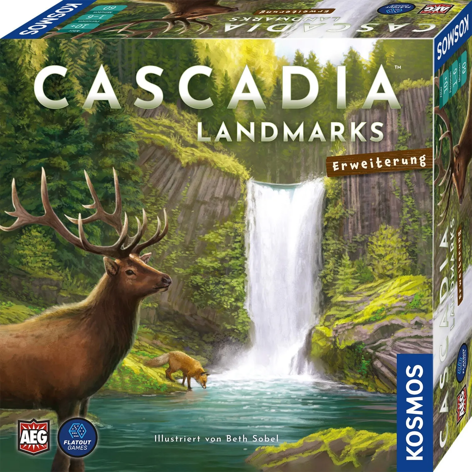 Cascadia Landmarks 60 min Gioco da tavolo Famiglia, Giochi di società - immagine 1