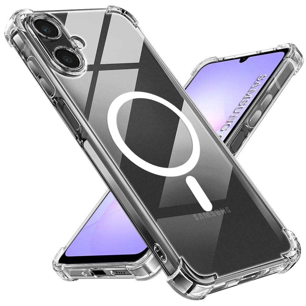 Custodia MagSafe per Samsung Galaxy A07 4G A075, Techsuit, Antiurto, Trasparente - immagine 1