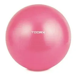 Palla fitness con pompa gonfiaggio (55cm) Fucsia AHF 069 - immagine 1