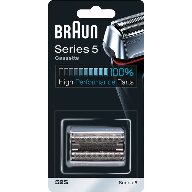 Series 5 Testina di Ricambio per Rasoio Elettrico Uomo 52S Color Argento - Compatibile Con I Rasoi, Testina di rasatura - immagine 1