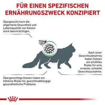 Royal Canin Satiety Weight Management Feline | Confezione doppia | 2 x 400 g | Alimento dietetico completo per gatti | Per gatti a basso contenuto energetico per ridurre il sovrappeso. - immagine 5