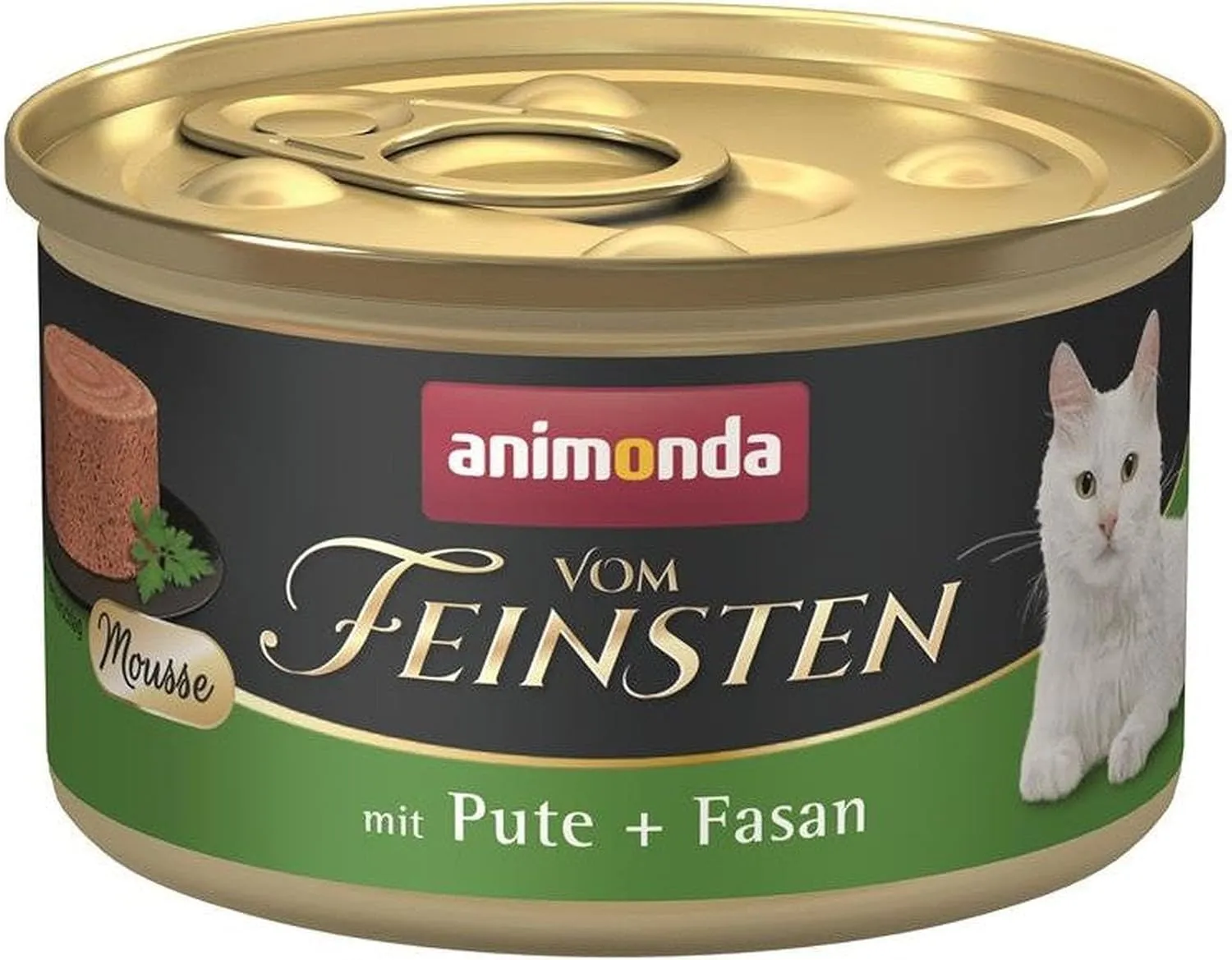 animonda vom Feinsten Mousse Cibo umido per gatti adulti senza zucchero con tacchino + fagiano 12x85 - immagine 2