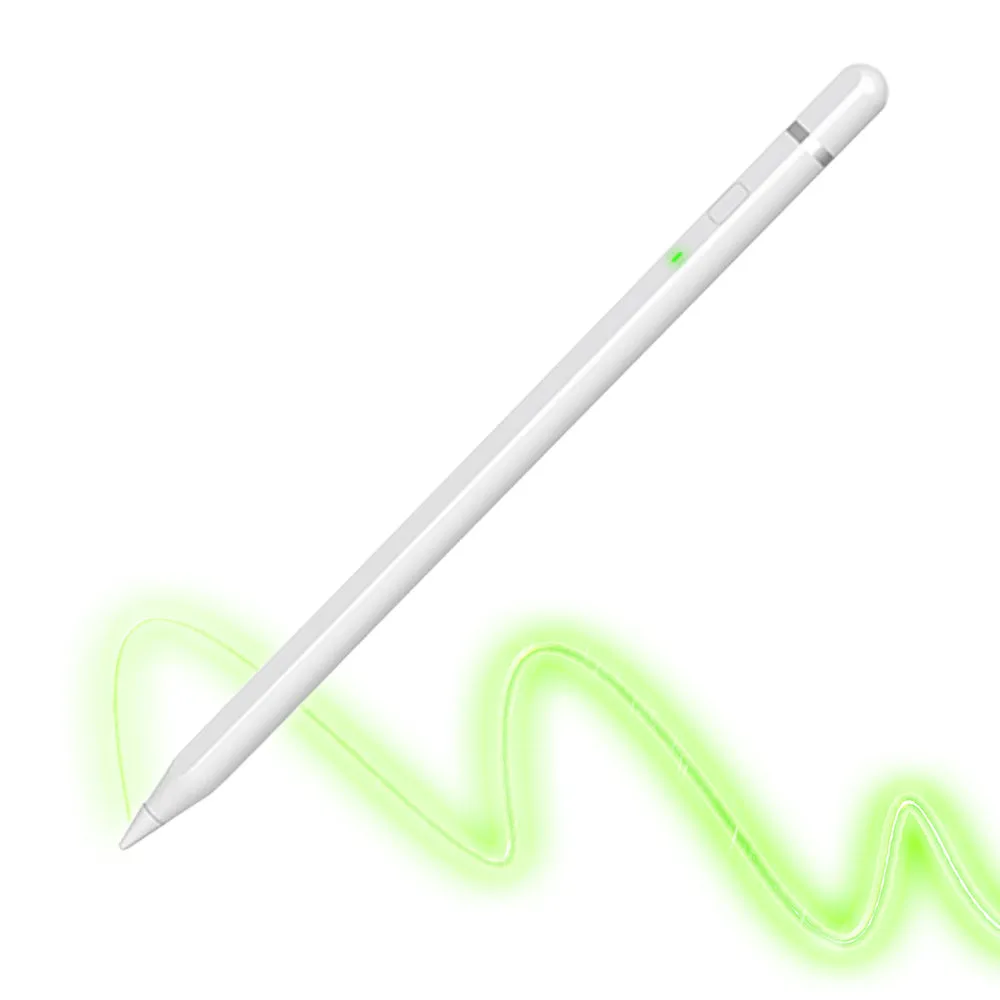 Touch Pen Techsuit AP01 Pro per Apple iPad, Versione Attiva, Bianco - immagine 1