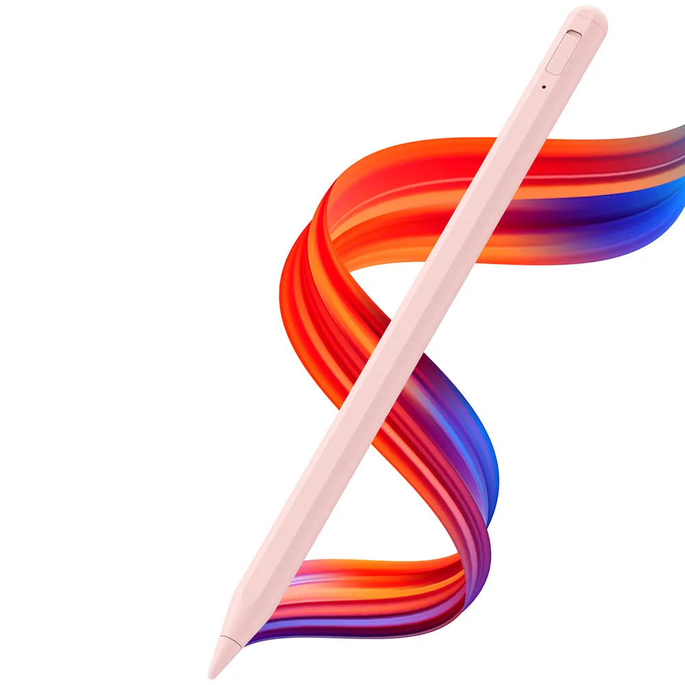 Touch Pen Techsuit AC10SH per Apple iPad, Versione Attiva, Rosa Chiaro - immagine 1