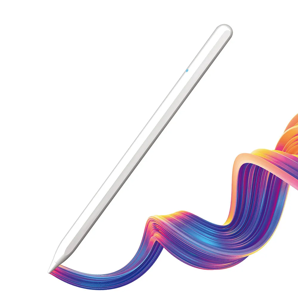 Touch Pen Techsuit M2 per Apple iPad, Versione Attiva, Bianco - immagine 1