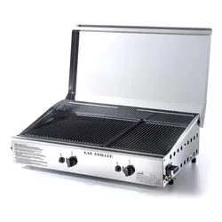 Piastra cottura gpl e metano Plancha Double Duegas Satinato 4069 cover - immagine 1