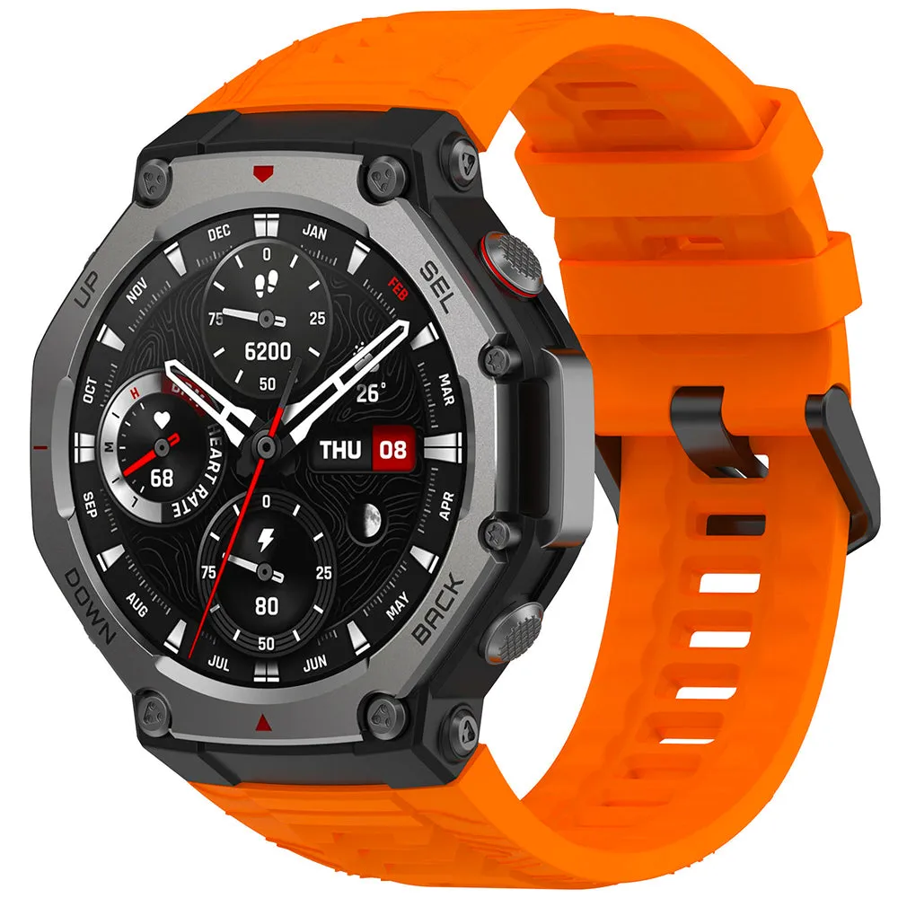 Cinturino Techsuit W067 per Amazfit T-Rex 3, Arancione - immagine 1