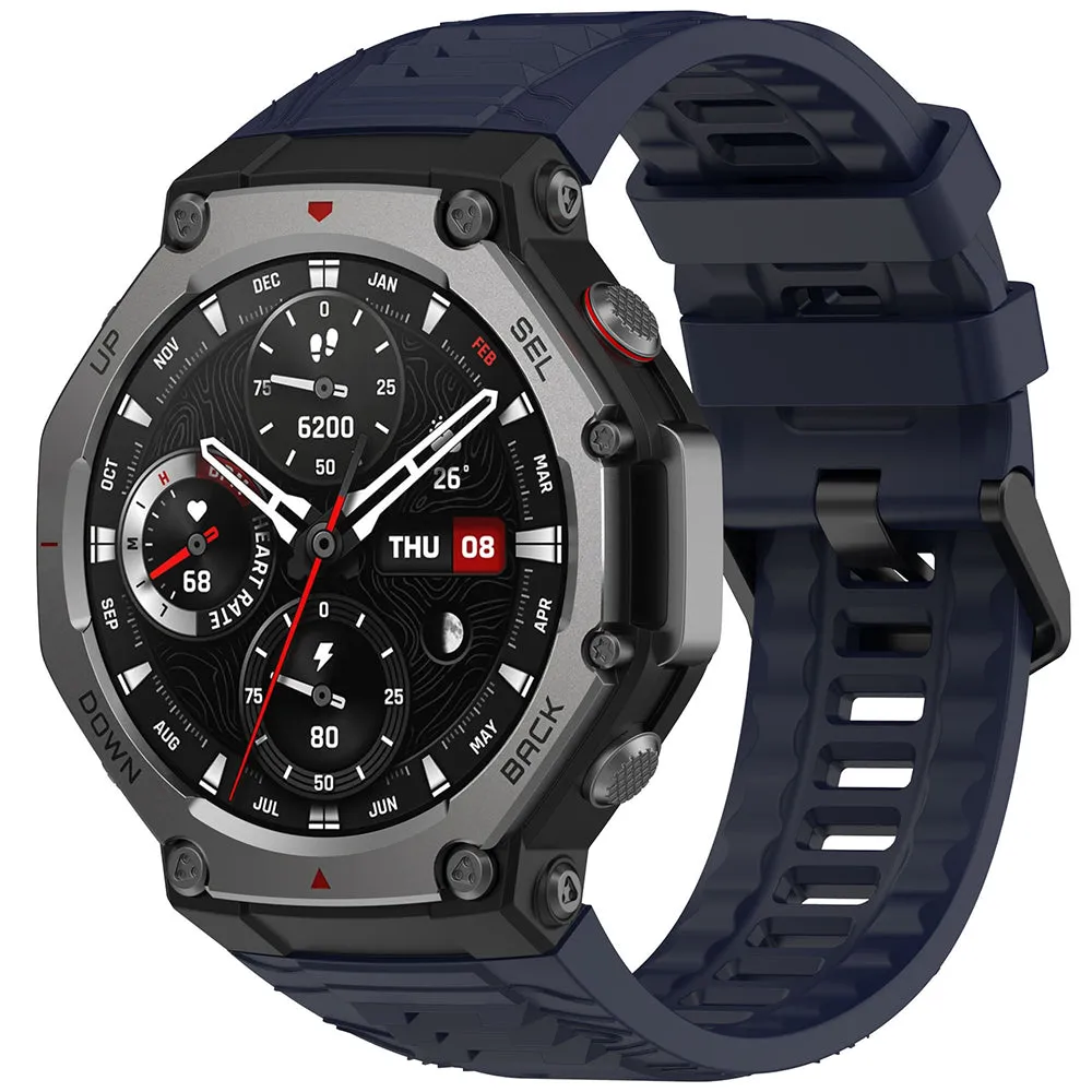 Cinturino Techsuit W067 per Amazfit T-Rex 3, Blu Navy - immagine 1