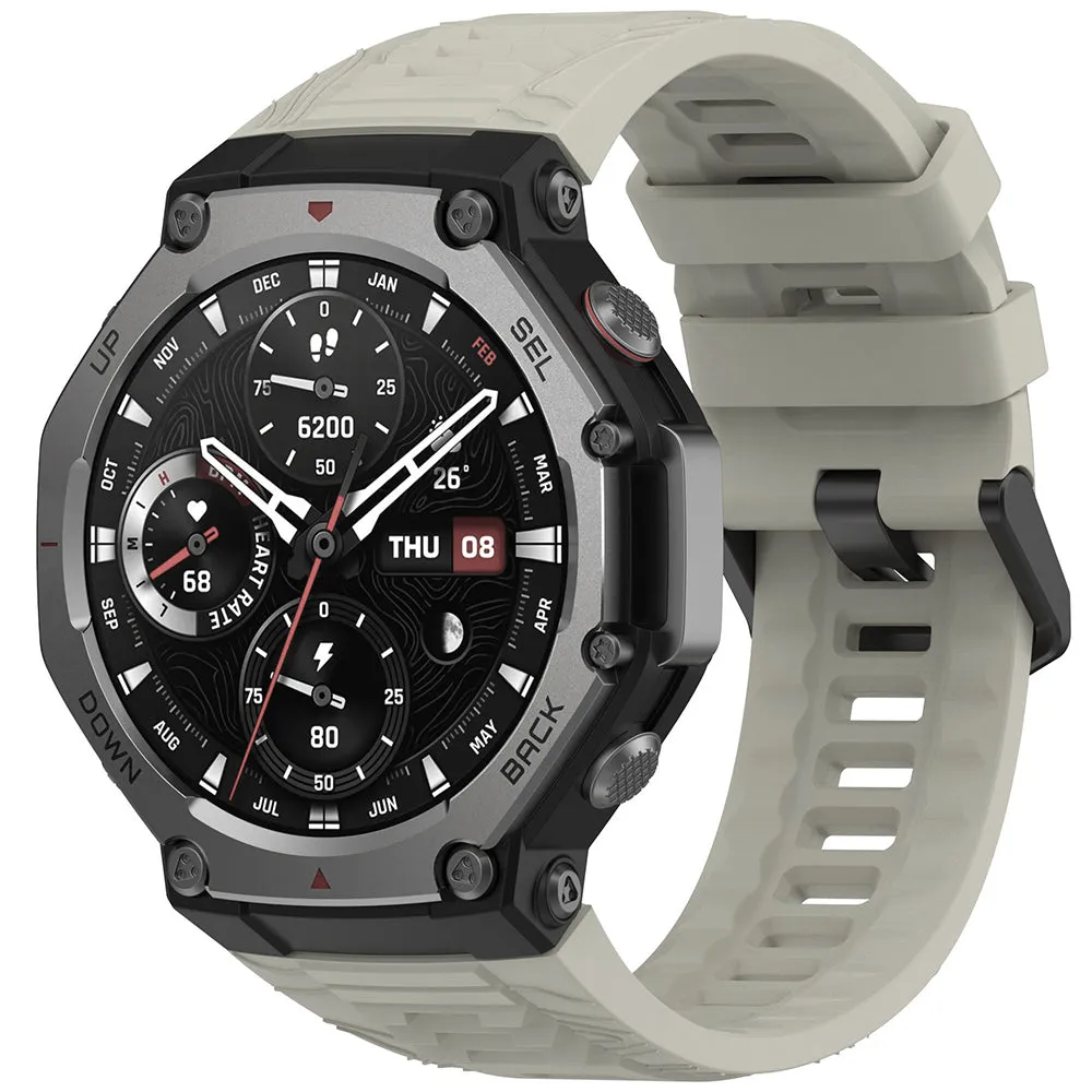 Cinturino Techsuit W067 per Amazfit T-Rex 3, Grigio - immagine 1