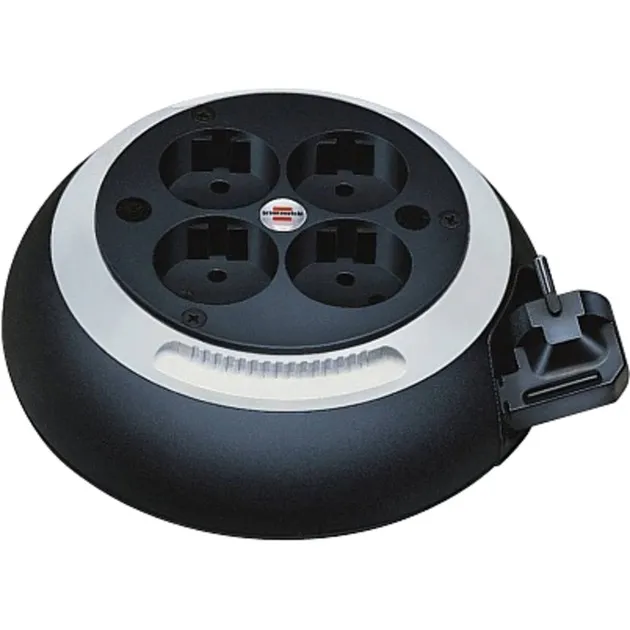 Comfort Line CL-S Nero, Bianco 4 presa(e) AC 3 m, Tamburo per cavi - immagine 1