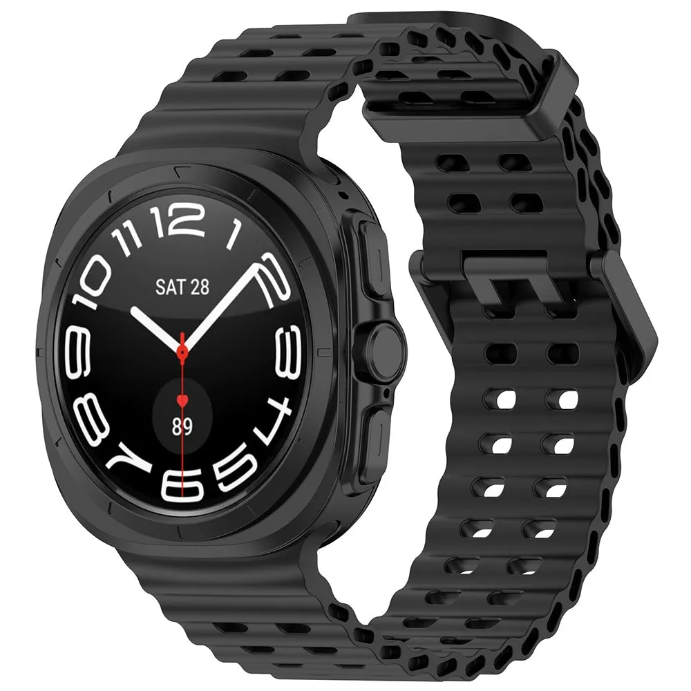 Cinturino Techsuit W062 per Samsung Galaxy Watch Ultra Series, Nero - immagine 1