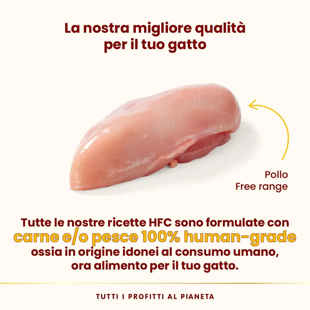 Almo Nature HFC Complete Sterilised, Alimento Umido per Gatti Adulti - Pollo Free Range - 85g, Confezione da 17 - immagine 3