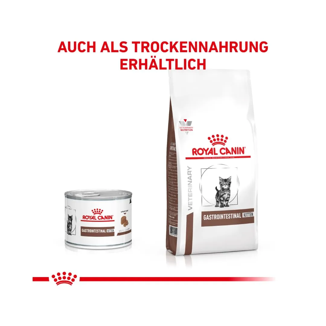 Royal Canin Veterinary Gastrointestinal Kitten | 12 x 195 g | Cibo umido per gattini | Mousse ultra morbida | Per favorire la digestione e la crescita dei gattini. - immagine 7