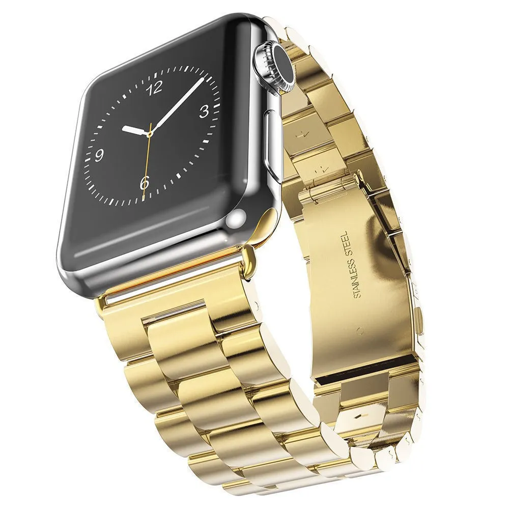 Cinturino Techsuit W036 per Apple Watch 49mm / 46mm / 45mm / 44mm / 42mm Series, Dorato - immagine 1