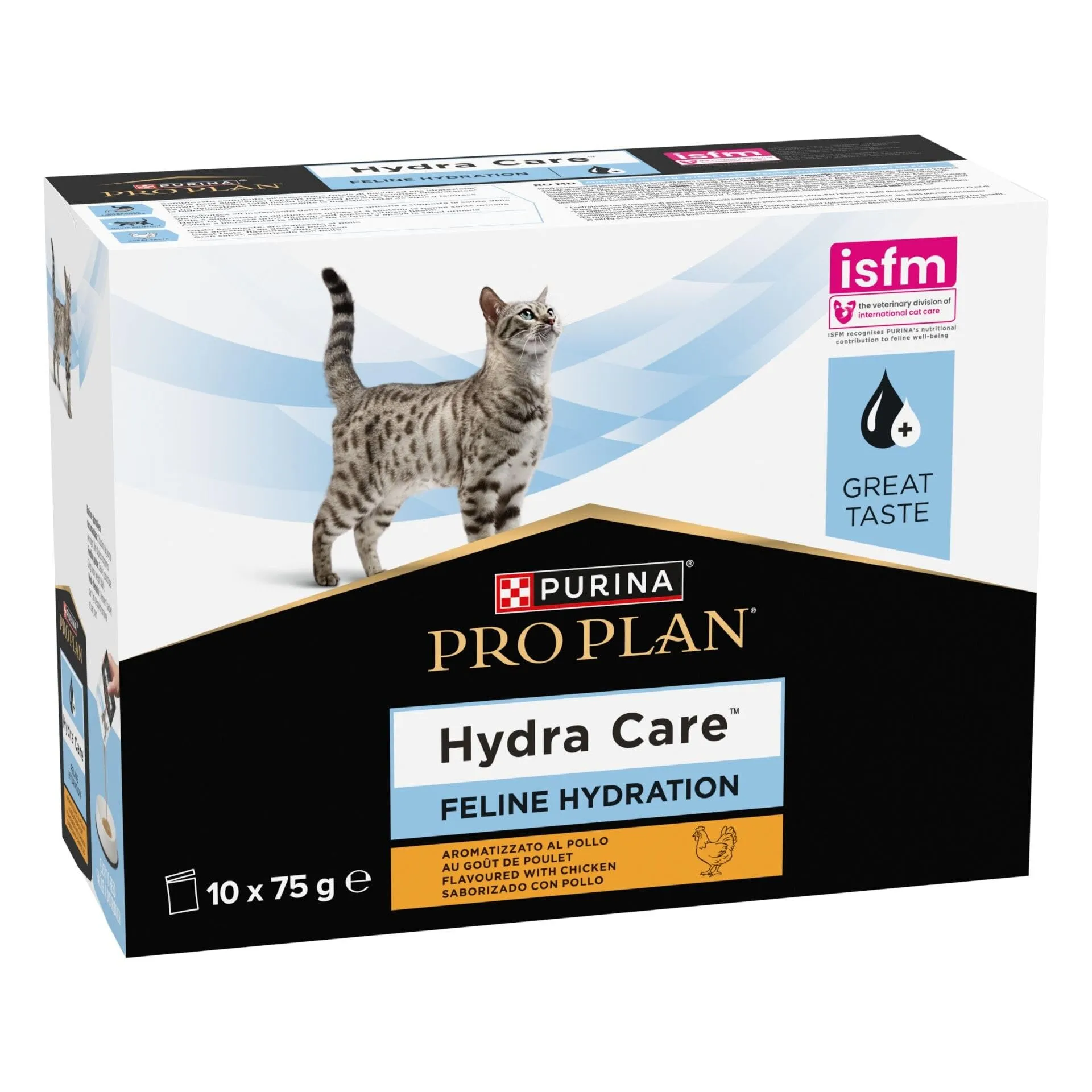 Purina Pro Plan Hydra Care | Confezione da 4 | 4 x 10 x 75 g | Alimento complementare per gatti | Supporto per l'assunzione di acqua - immagine 2