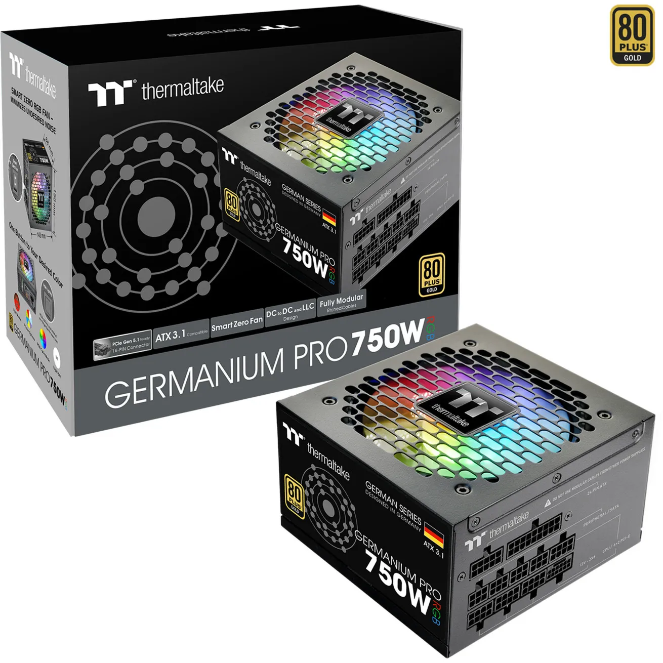 Germanium Pro RGB 750W, Alimentatore PC - immagine 1