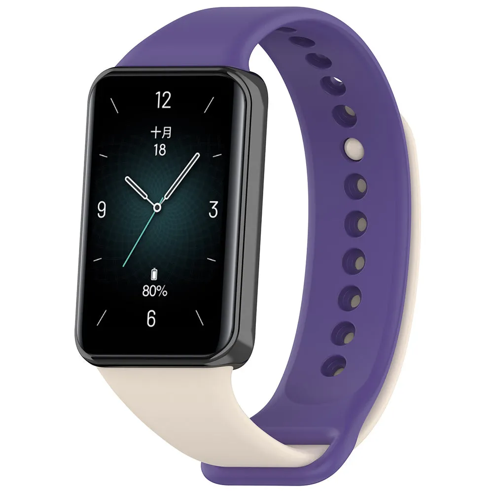 Cinturino Techsuit W014 per Honor Band 9, Lilla Crema - immagine 1