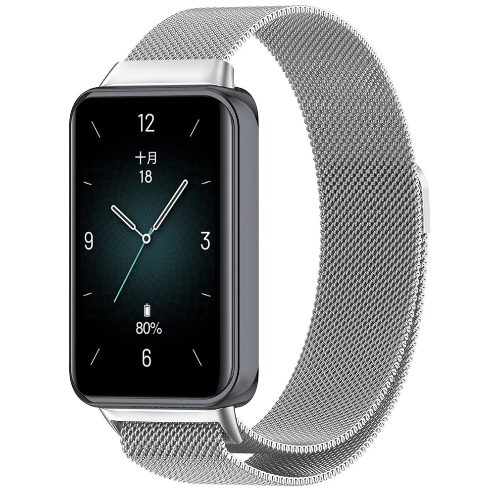 Cinturino Techsuit W009 per Honor Band 9, Argento - immagine 1