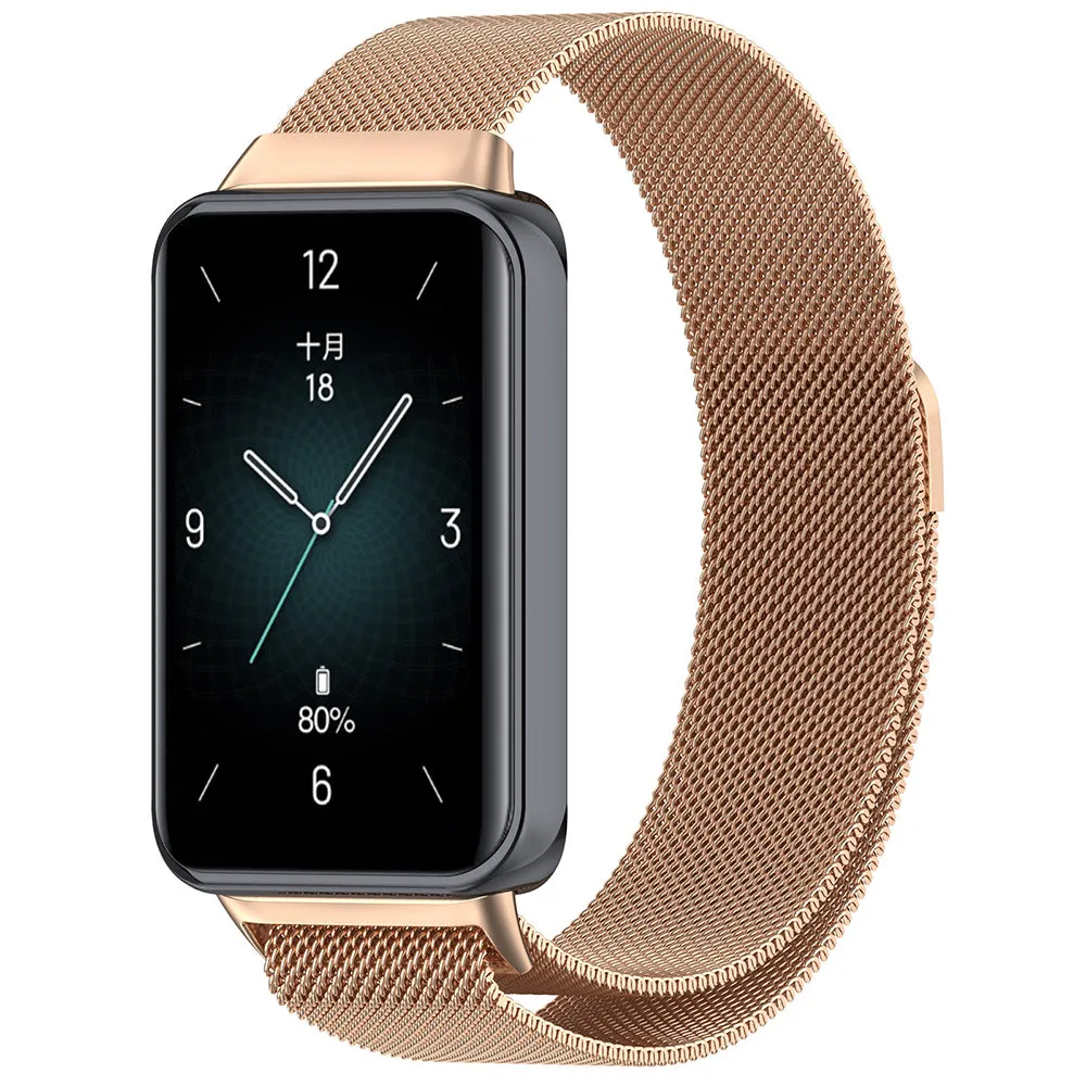 Cinturino Techsuit W009 per Honor Band 9, Rosa Dorato - immagine 1