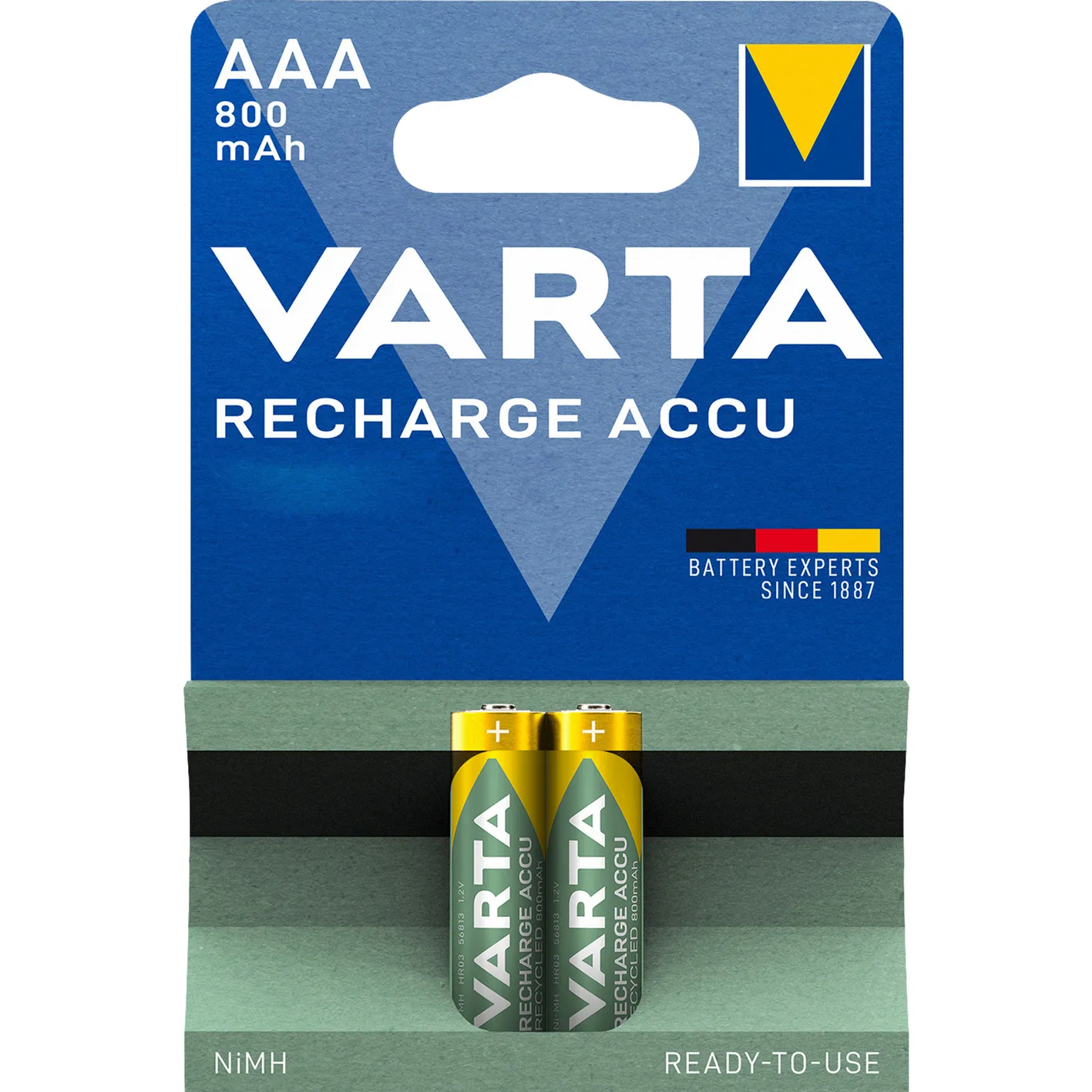 56813 101 402 batteria per uso domestico Batteria ricaricabile Mini Stilo AAA Nichel-Metallo Idruro (NiMH) - immagine 1