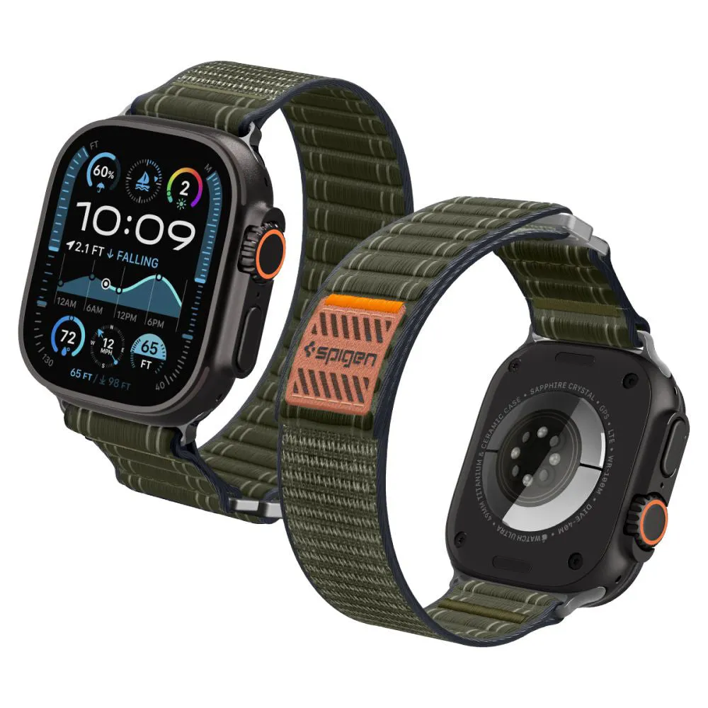 Cinturino Spigen WBF0 per Apple Watch 49mm / 46mm / 45mm / 44mm Series, Verde AMP10142 - immagine 1