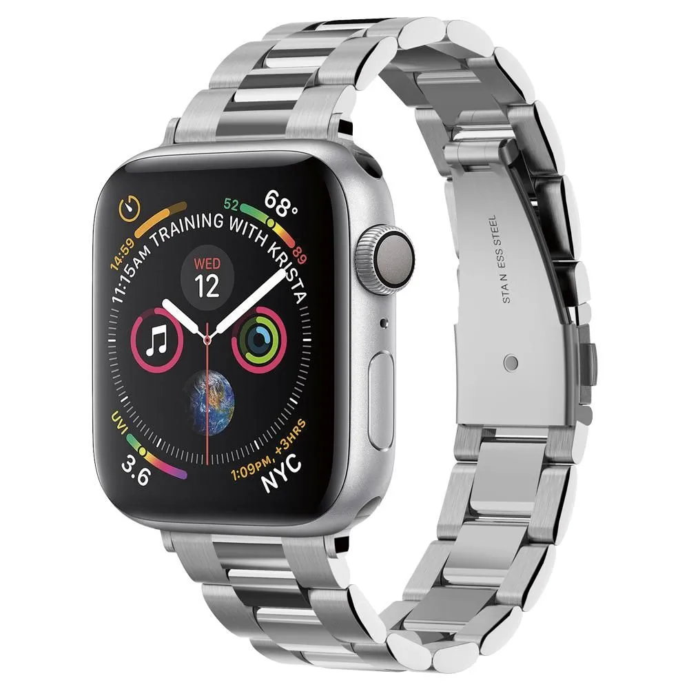 Cinturino Spigen Modern Fit per Apple Watch 42mm / 41mm / 40mm / 38mm Series, Argento 061MP25943 - immagine 1