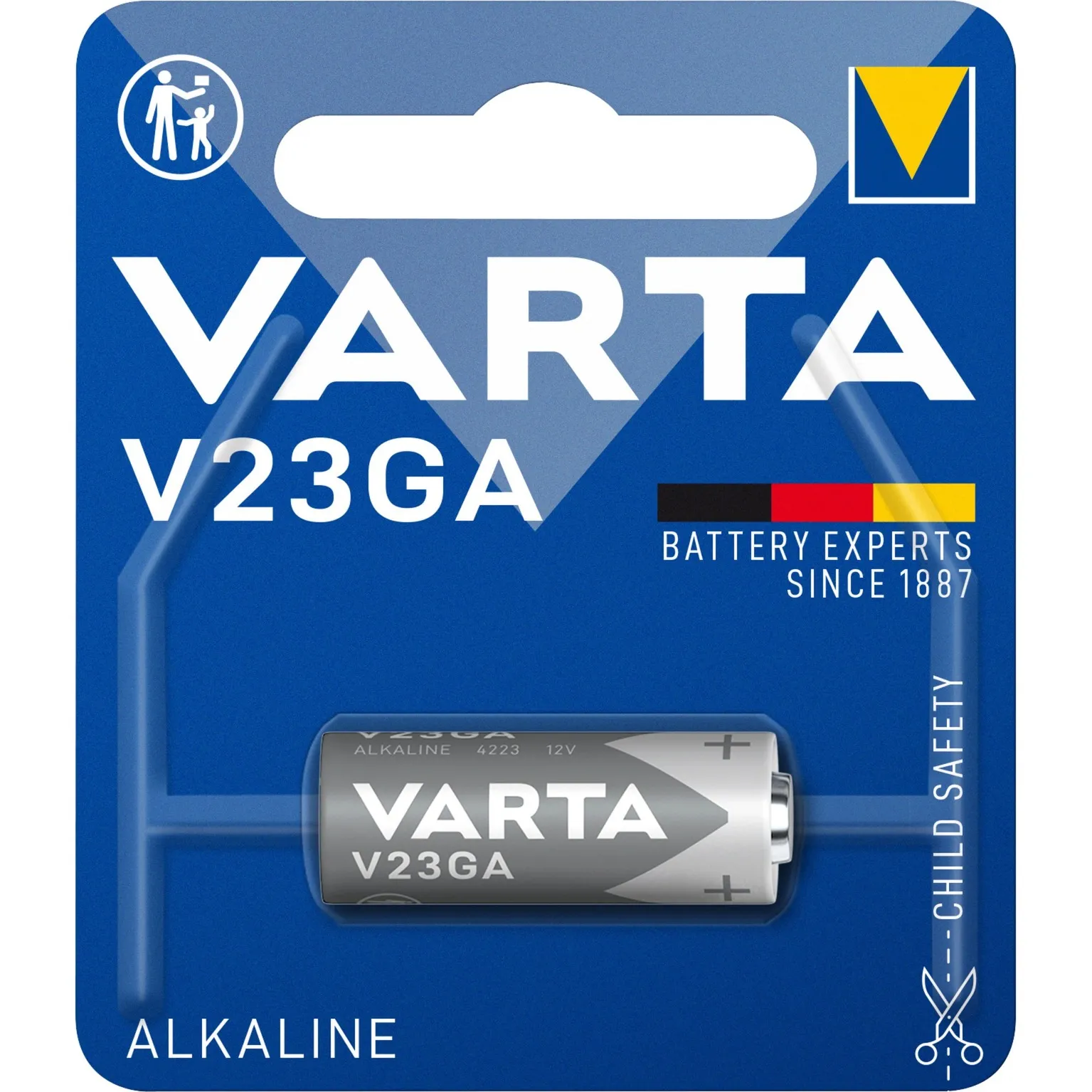 ALKALINE V23GA (Batteria Speciale, 12V) Blister da 1 - immagine 1