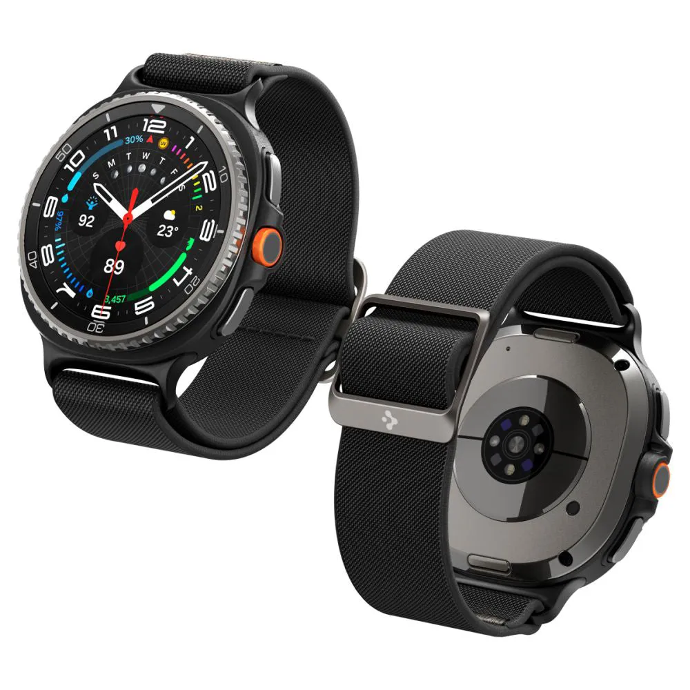Cinturino Spigen Lite Fit per Samsung Galaxy Watch9 / Watch8 / Watch8 Classic Series, Nero AMP10117 - immagine 1