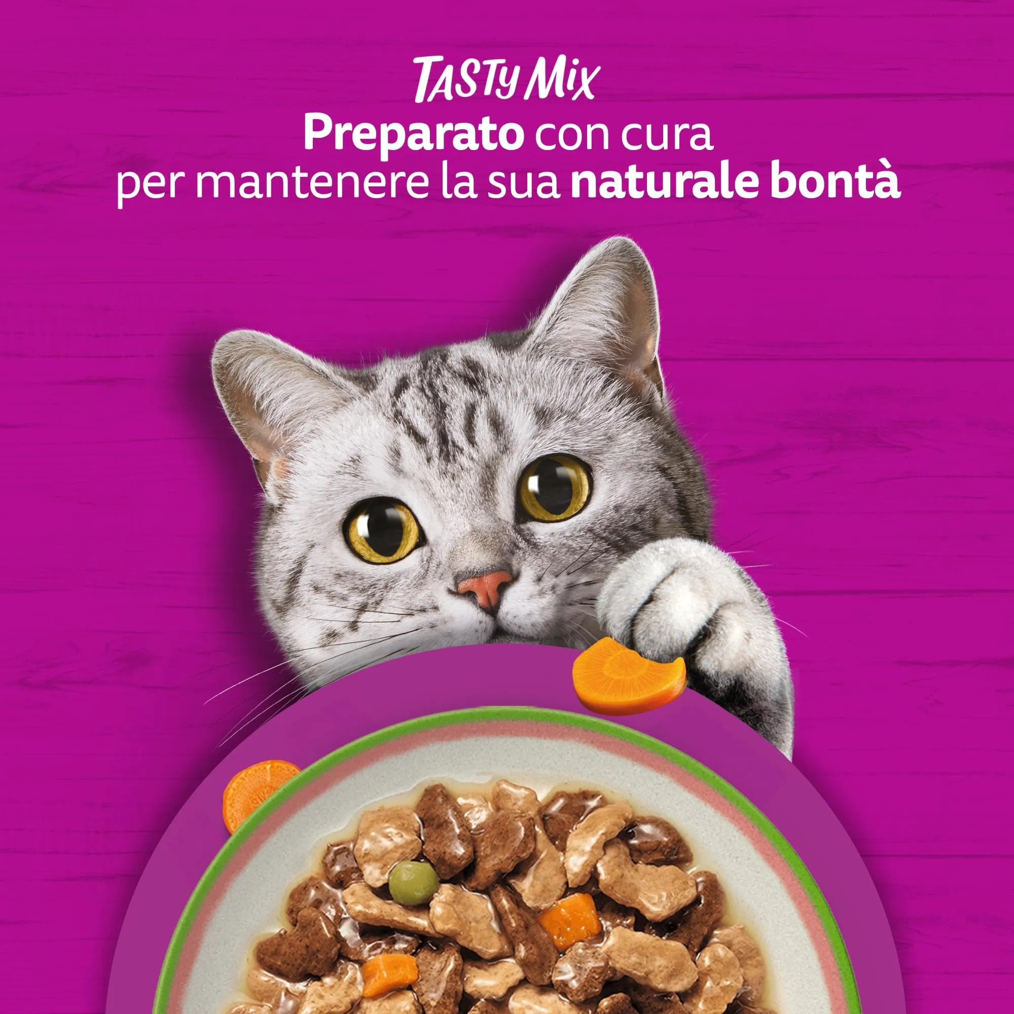 WHISKAS TASTY MIX Cibo Umido in Salsa per Gatti Adulti 40x85g Scelta dello Chef - immagine 7