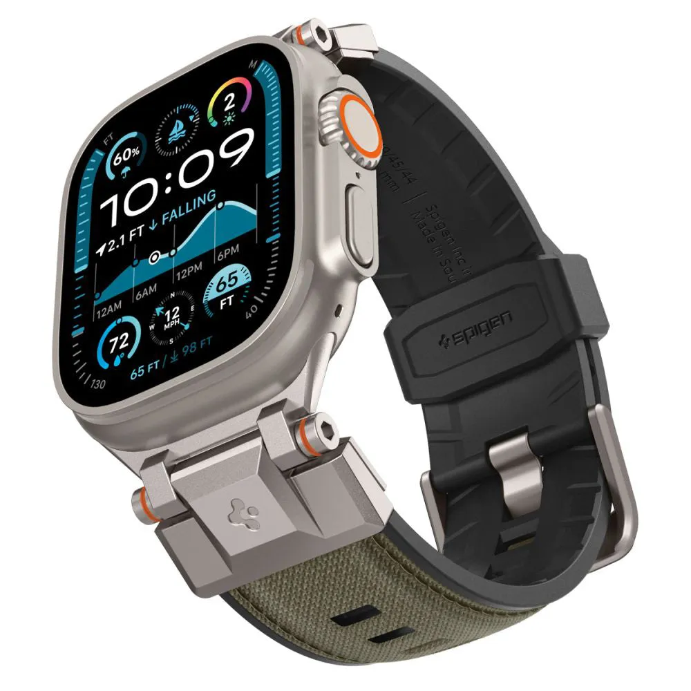 Cinturino Spigen DuraPro Armor per Apple Watch 49mm / 46mm / 45mm / 44mm / 42mm Series, Verde AMP09102 - immagine 1