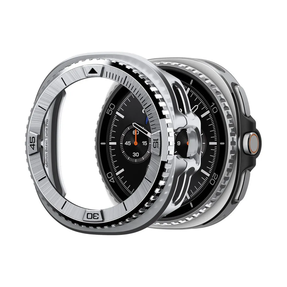 Cornice di Protezione Spigen Tune Pro Pilot per Samsung Galaxy Watch8 Classic, Argento ACS10017 - immagine 1