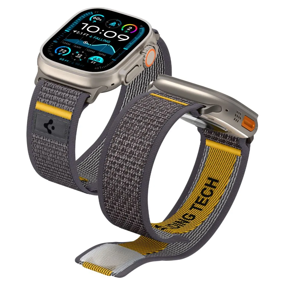 Cinturino Spigen Athlex Air per Apple Watch 49mm / 46mm / 45mm / 44mm Series, Grigio AMP09034 - immagine 1