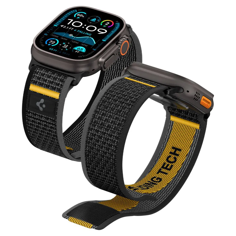 Cinturino Spigen Athlex Air per Apple Watch 49mm / 46mm / 45mm / 44mm Series, Nero AMP09033 - immagine 1