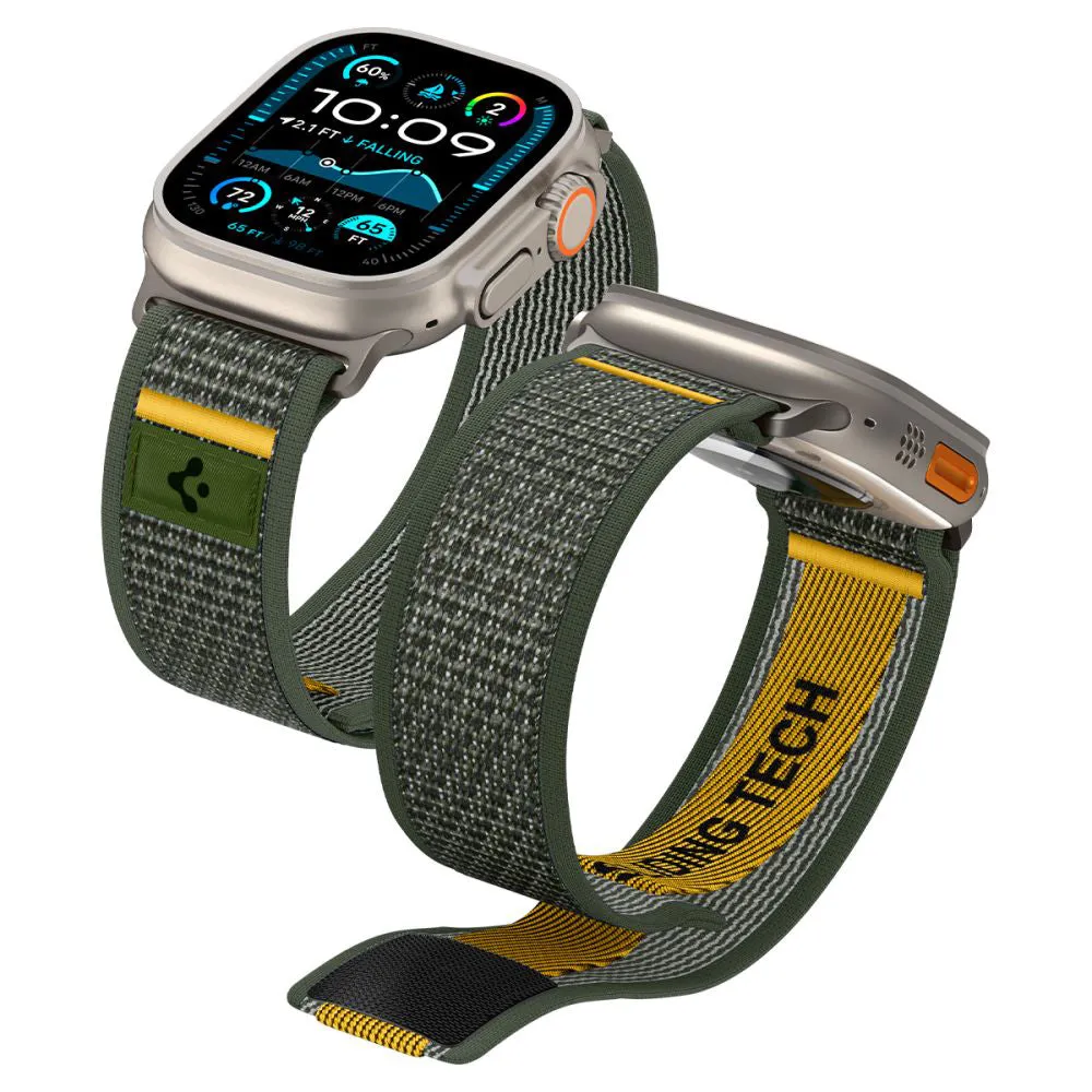 Cinturino Spigen Athlex Air per Apple Watch 49mm / 46mm / 45mm / 44mm Series, Verde AMP09035 - immagine 1