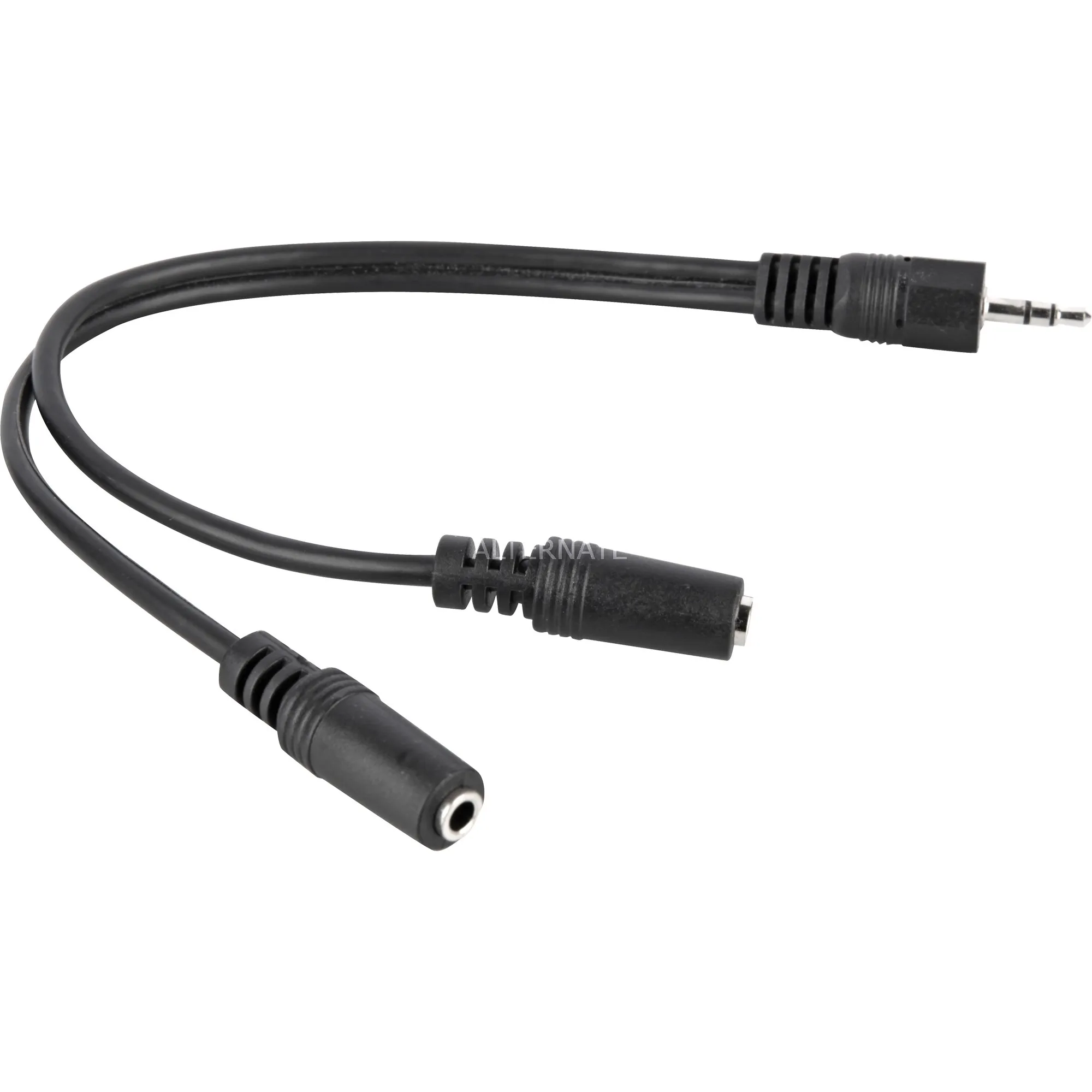 AVK 317-020 0.2m cavo audio 0,2 m 3.5mm 2 x 3.5mm Nero - immagine 1