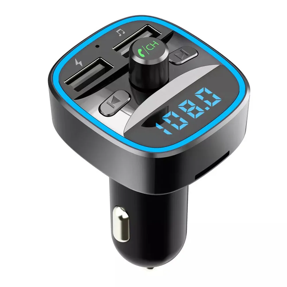 Modulatore FM Bluetooth Techsuit JamLink, 2 x USB-A - 1 x microSD - immagine 1