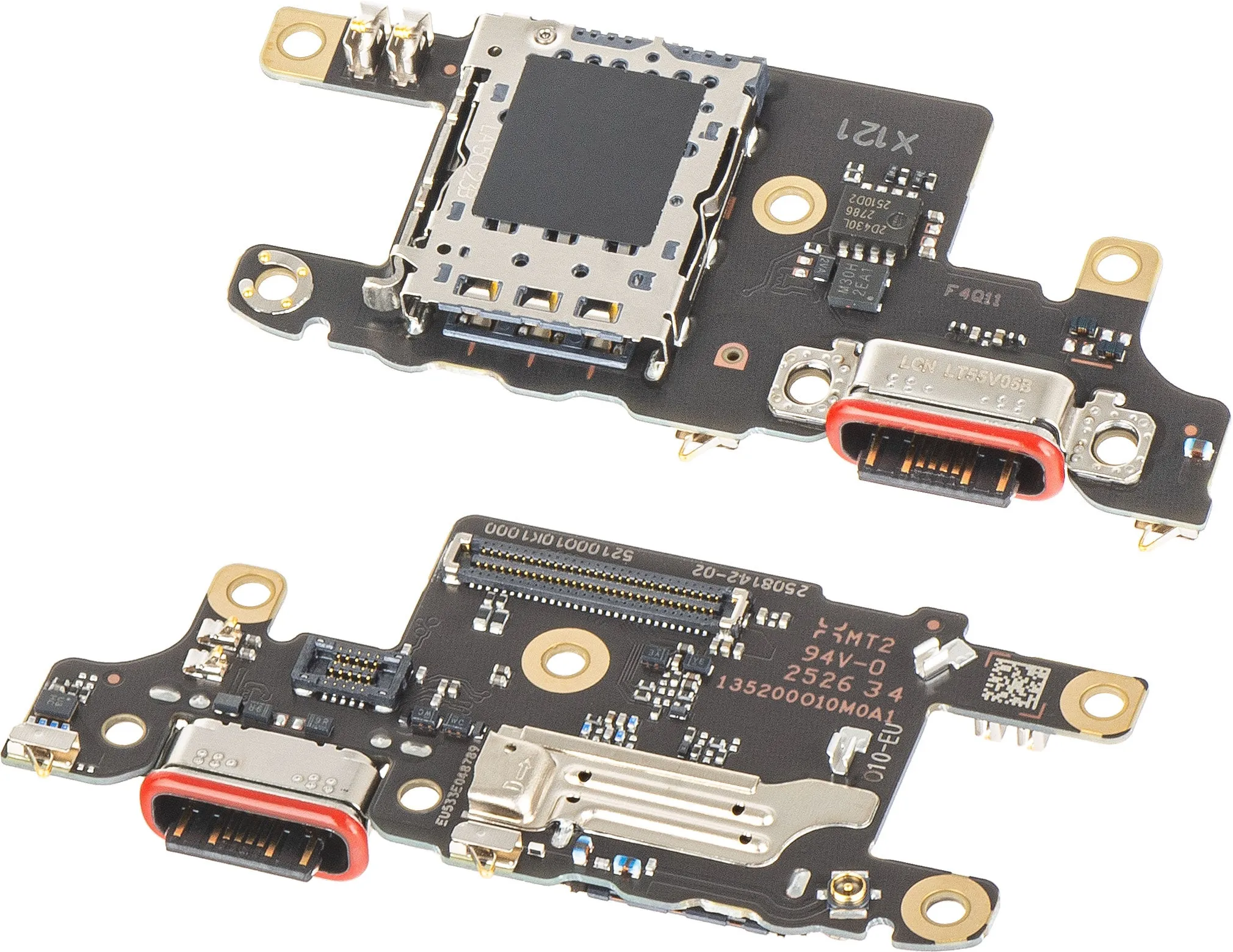 Scheda con Connettore di Ricarica - Microfono - Modulo Lettore SIM Xiaomi Redmi Turbo 4 / Poco X7 Pro, Service Pack 56000400O1000 - immagine 1