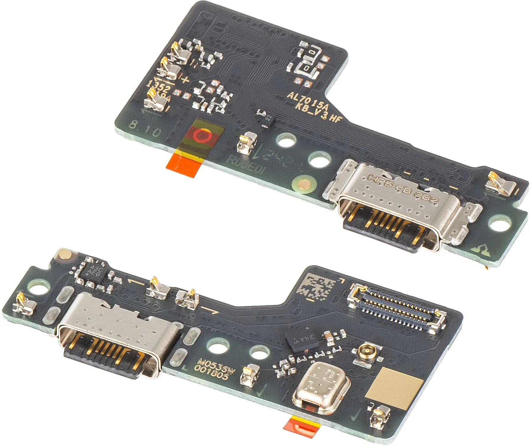 Scheda con Connettore di Ricarica - Microfono Xiaomi Redmi 13 NFC / 13 / Poco M6 4G, Service Pack 560002N19A00 - immagine 1