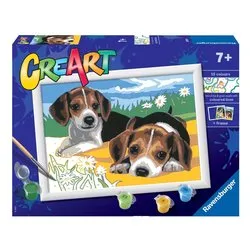 Set per dipingere Cuccioli Jack Russel CREART 28939 - immagine 1